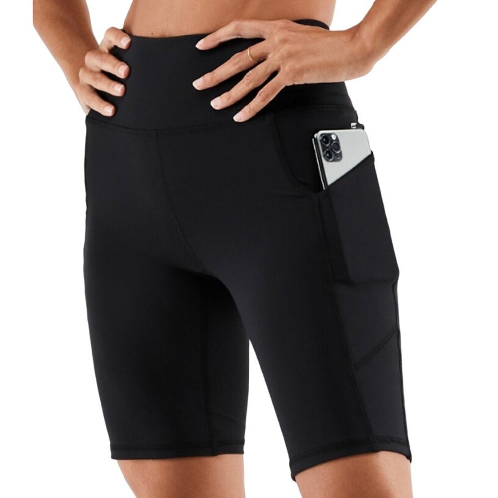 Fabletics Oasis High-Waisted Pocket Short 9", Size XS